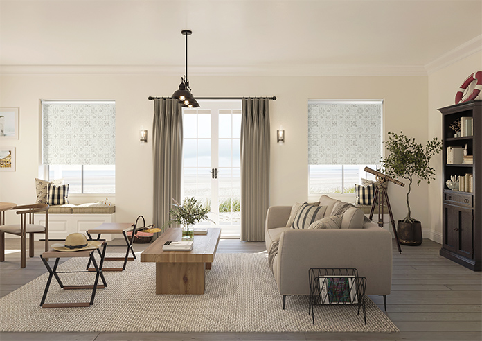 Moroccan Tiles, Isle Grey - Twist&Fit Roller Blind - Image 8